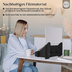 Підставка для ноутбука з екологічного фетру (перероблені ПЕТ-пляшки) DUTCI, для MacBook та ноутбуків 11-17 дюймів synthetic.ua - Фото 1