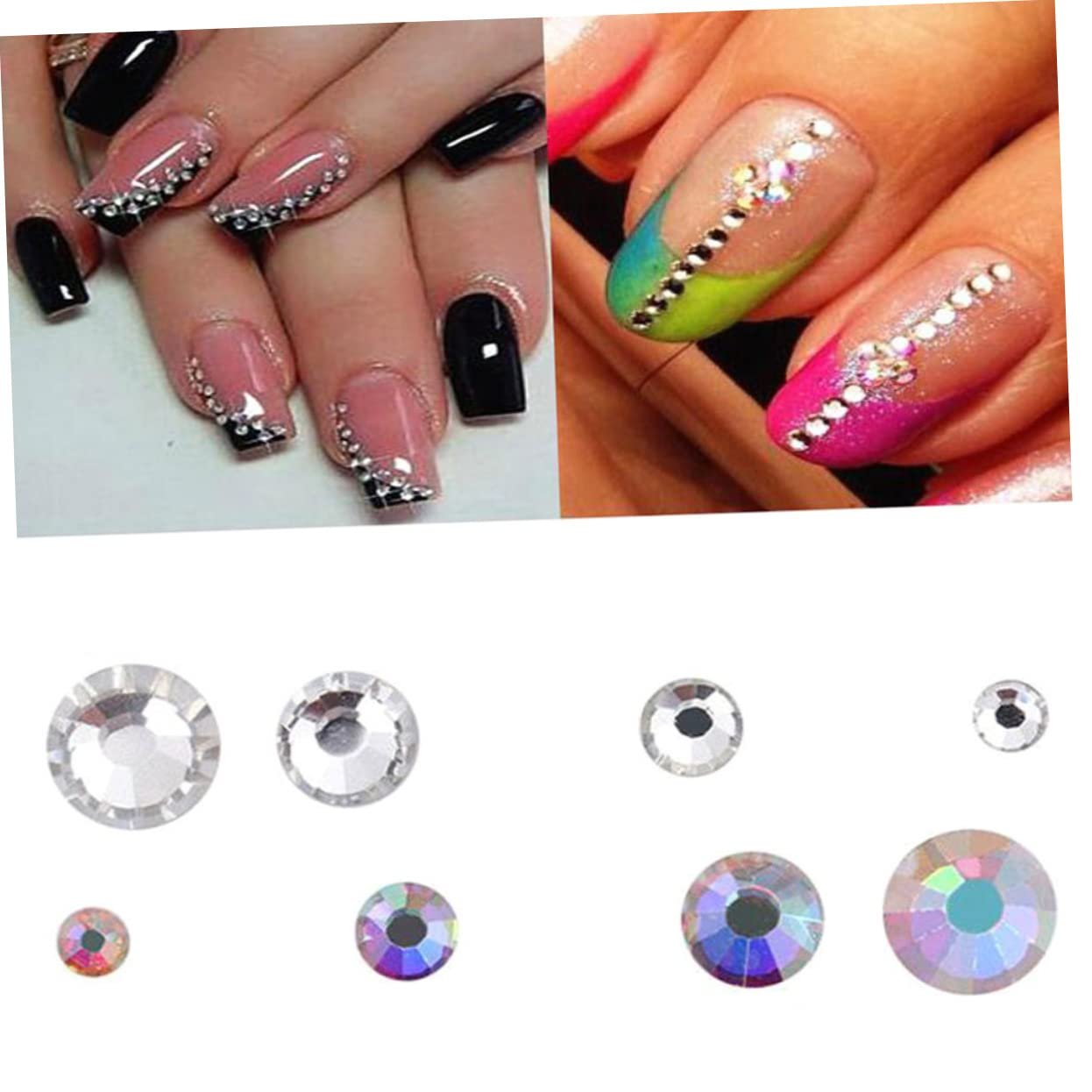 Стрази Типу Кінське Око Healvian 12 Multicoloured 350 штук, фото №6 Стрази Типу Кінське Око Healvian 12 Multicoloured 350 штук, фото №6