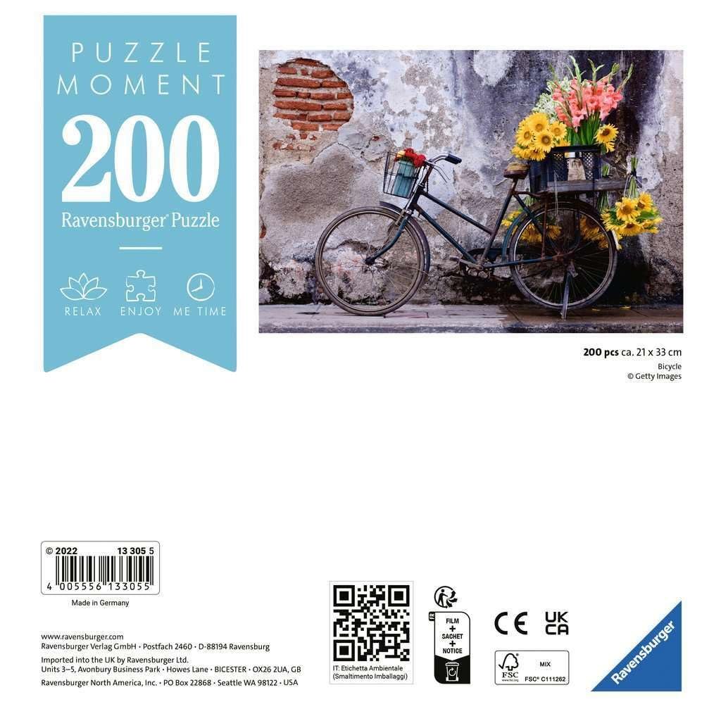 Пазл Ravensburger Puzzle Moment Bicycle 200 элементов, фото №2