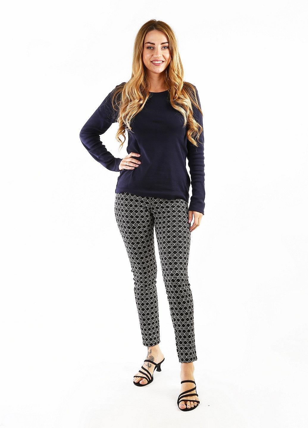 Лосины Favori 36 Черно-белый (POA-70017-Black-and-white), фото №1