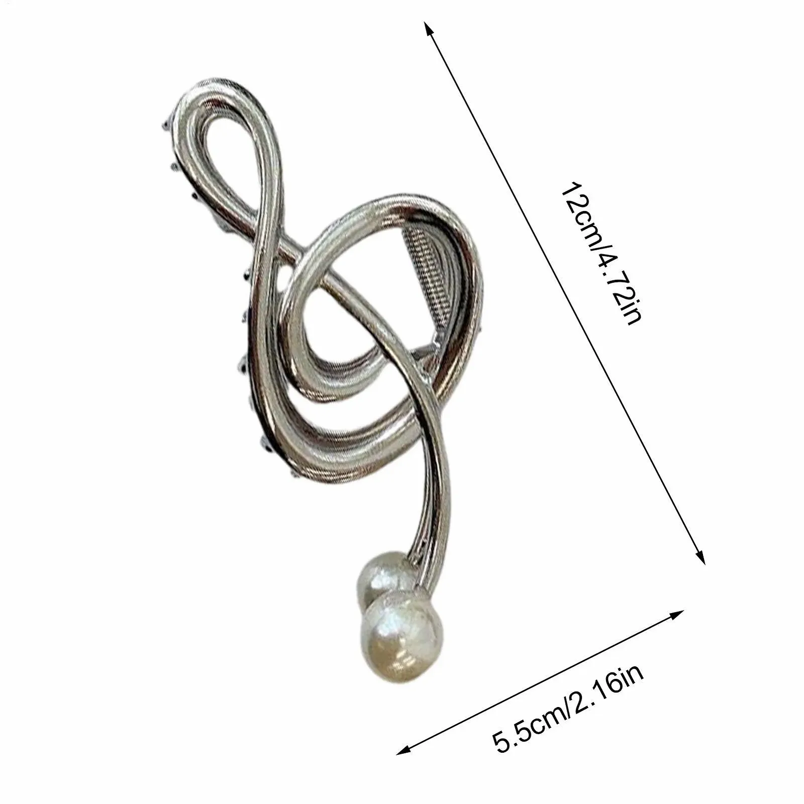 Заколка для волос Скрипичный ключ Металл, музыкальная нота для женщин, шпильки для волос из металла, прочные шпильки для женщин и девушек, фото №5