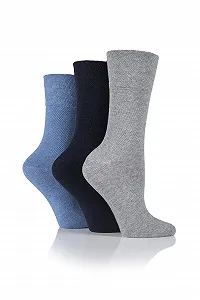 Шкарпетки IOMI Footnurse Gentle Grip для діабетиків, жіночі, 3 пари - Фото 1