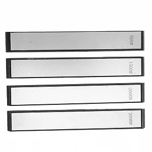 Точильні камені алмазні 800 1500 2000 3000 грит 4 штуки Silver synthetic.ua - Фото 1