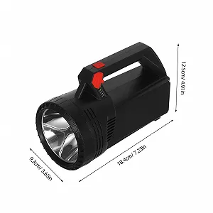 Ручний ліхтар Tofficu на сонячній батареї, акумуляторний, надзвичайно яскравий, водонепроникний, світлодіодний, робочий ліхтар для кемпінгу, походів, надзвичайних ситуацій та рятувальних операцій, міцний synthetic.ua - Фото 1