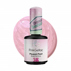 Гель-лак Pink Gellac 346 Pleasant Pearl Перламутровый розовый, 15 мл - Фото 1