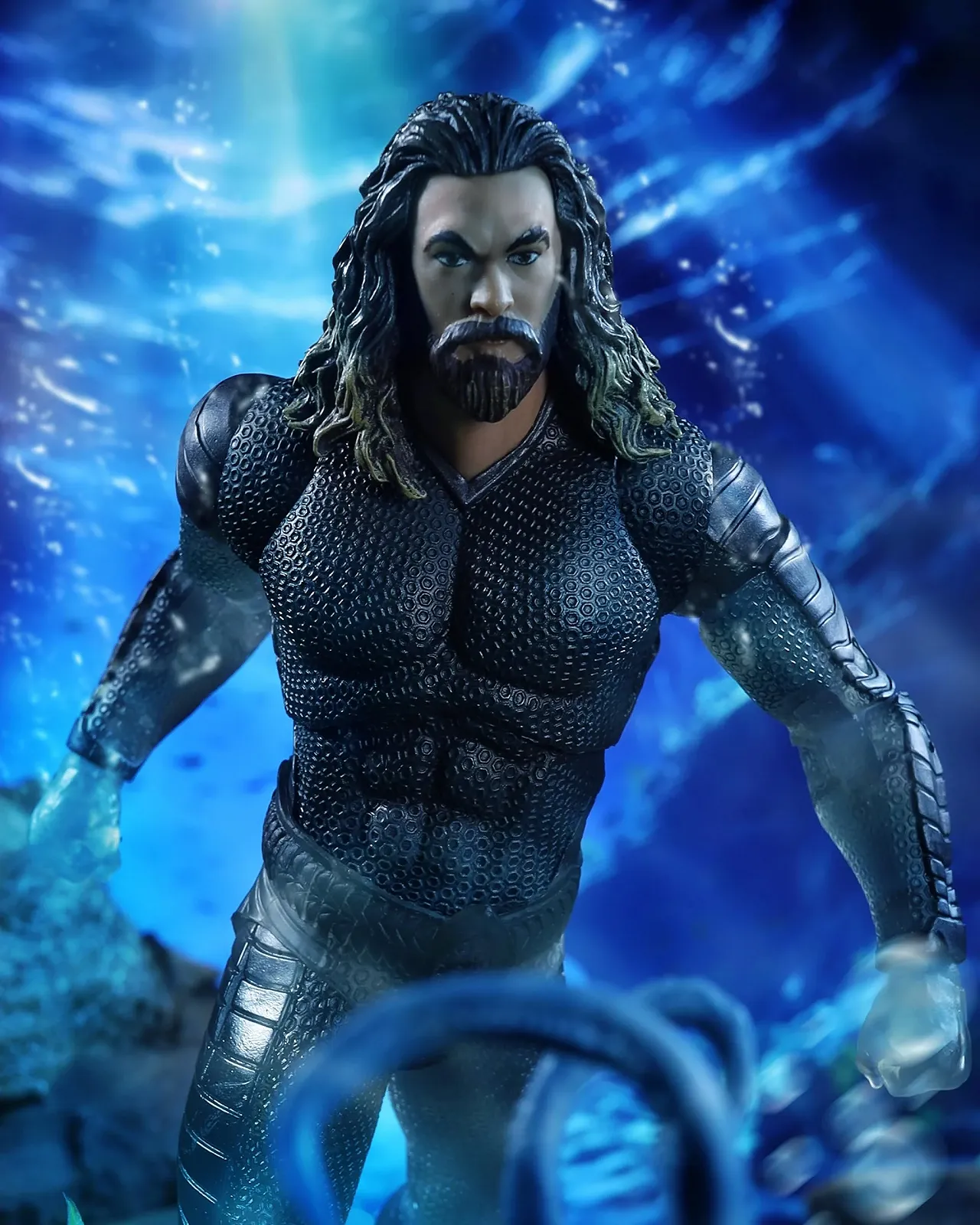 Фігурка McFarlane DC Multiverse Aquaman and The Lost Kingdom Aquaman Stealth Suit with Topo Gold Label 18 см, фото №4