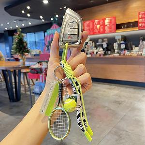 Брелок спорт теннис ракетка sport tennis на рюкзак, ключи - Фото 1