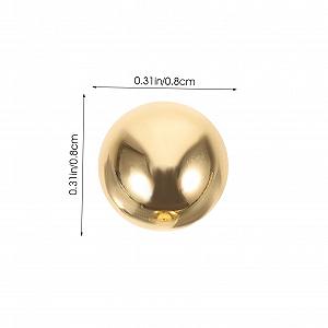 Декоративные бусины для дизайна ногтей CANIGHT, 1000 шт., плоские, золотые бусины, практичные подвески для ногтей, деликатные украшения для ногтей, профессиональные аксессуары для ногтей synthetic.ua - Фото 1