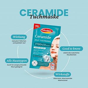 Тканевая маска для лица Schaebens Ceramide Jelly - Barrier Booster для требовательной кожи, с керамидами - Фото 1