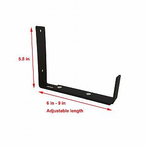 Кронштейн для квіткового ящика BSWAN регульований (набір з 4 шт.) synthetic.ua - Фото 1