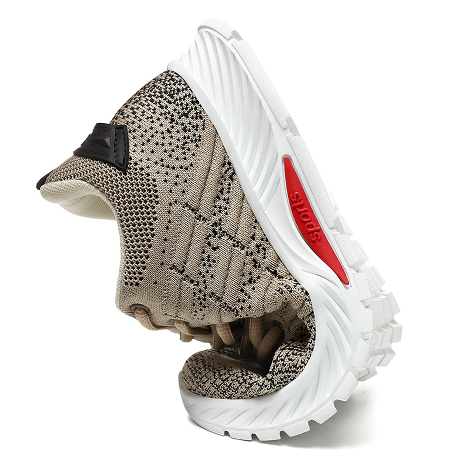 Чоловічі Кросівки FLIOZY на Платформі 6 см, Легкі та Дихаючі Спортивні Кросівки з Нековзною Підошвою, фото №4 Чоловічі Кросівки FLIOZY на Платформі 6 см, Легкі та Дихаючі Спортивні Кросівки з Нековзною Підошвою, фото №4