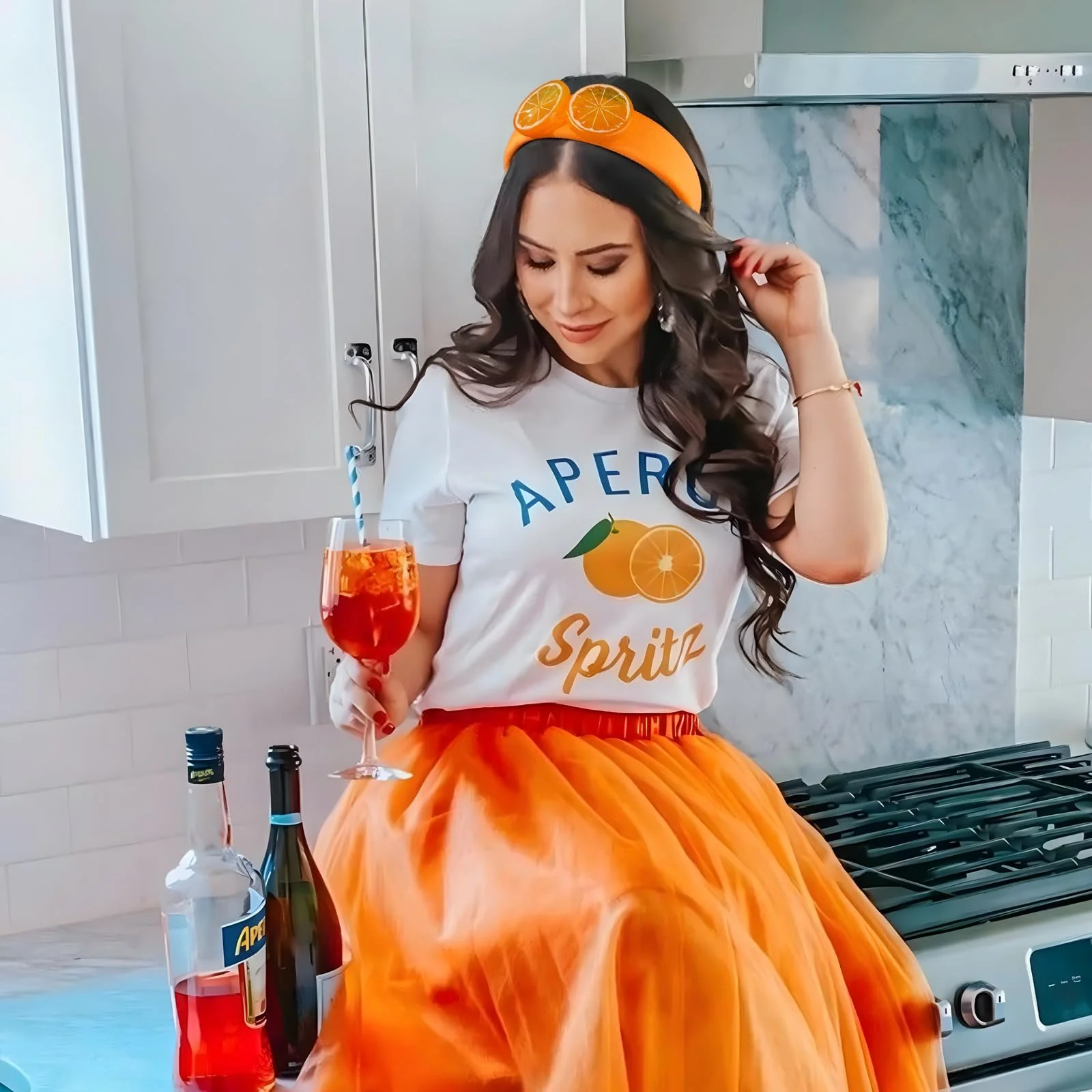 Обруч Помаранчевий Аксесуари для волосся, фото №4