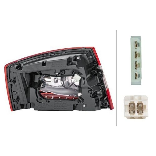 Задний фонарь HELLA 2SK 012 881-061 для SKODA, правый, фото №2