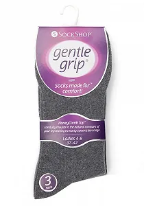Шкарпетки Gentle Grip без гумки 6 пар Розмір 4-8 UK, 37-42 EUR (GG12) synthetic.ua - Фото 1