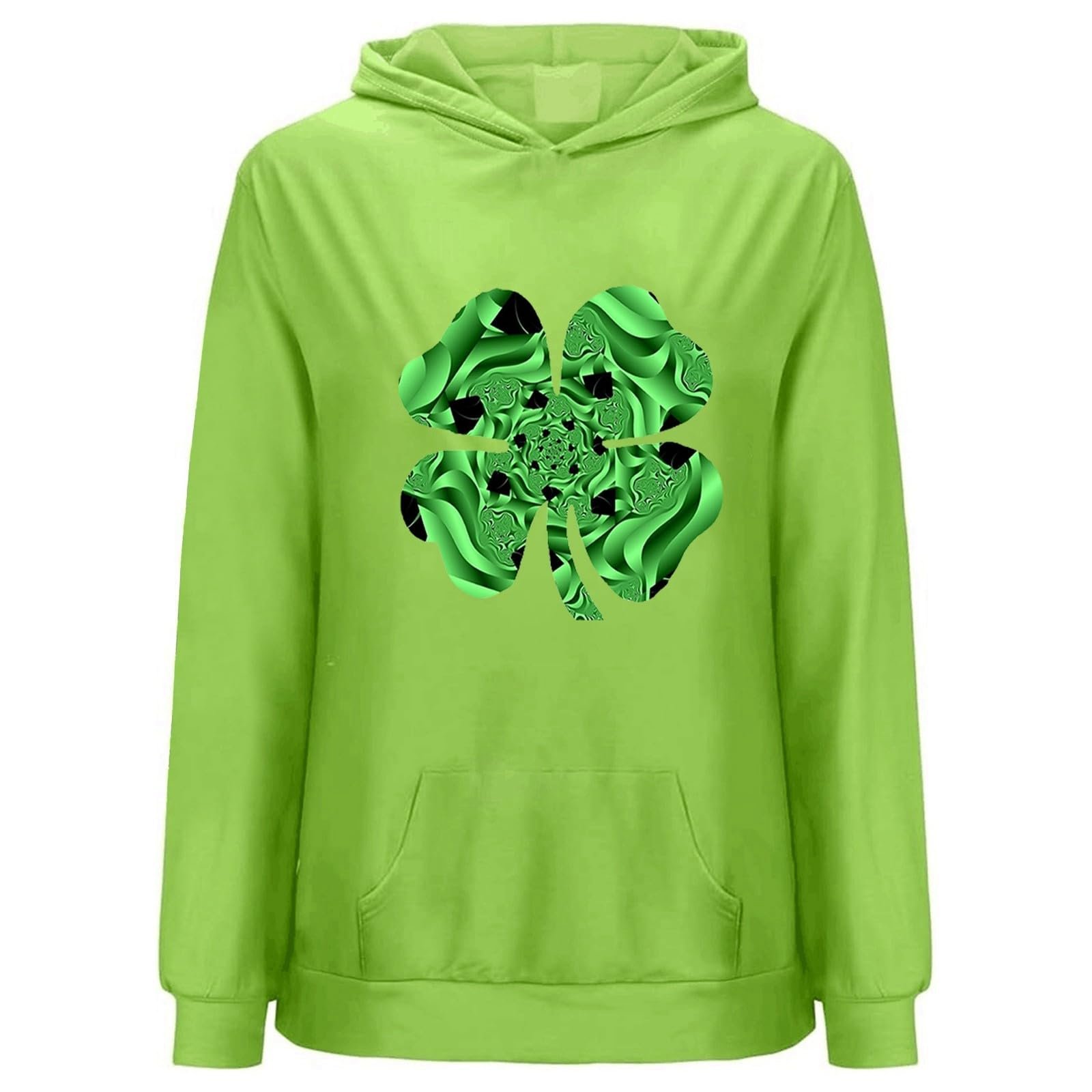 Худи Женское St. Patricks Day Зеленый, фото №2 Худи Женское St. Patricks Day Зеленый, фото №2