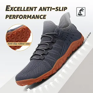 Кроссовки ASHION Barefoot с широкой носочной частью Минималистичные мужские кроссовки для трейлраннинга Мужские кроссовки для фитнеса synthetic.ua - Фото 1