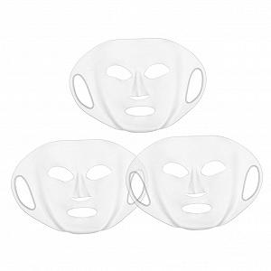 Силиконовая маска-чехол для увлажняющих масок PACKOVE, 3 шт., прозрачная - Фото 1