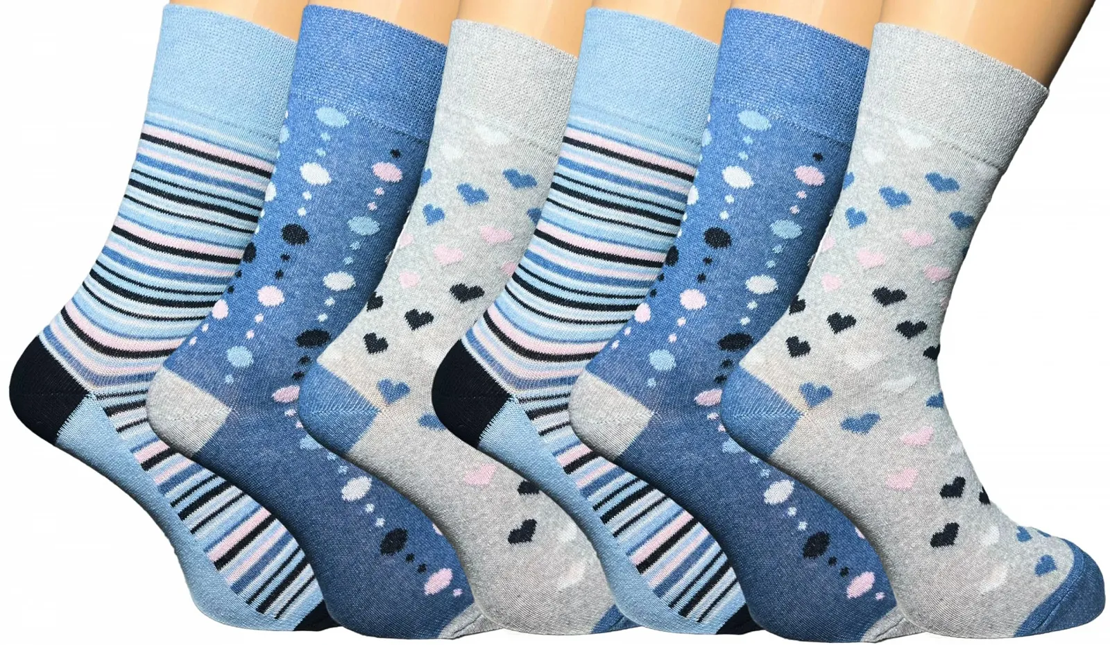 Діабетичні шкарпетки для жінок 6 пар, фото №5