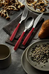 Набор столовых приборов EME POSATERIE AETS18WA/88 18/0 нержавеющая сталь метакрилат ABS synthetic.ua - Фото 1