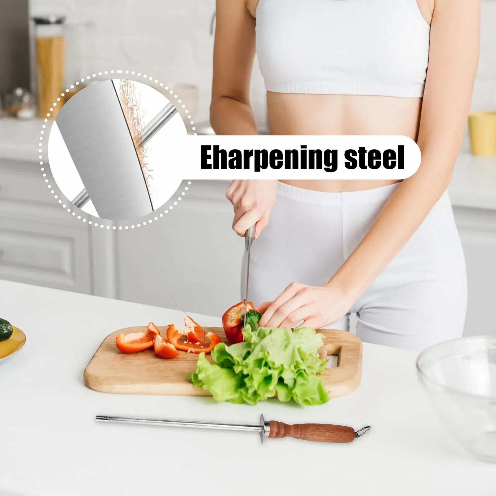 Мусат Honstab 30,5 см ручний багатоцільовий, фото №2