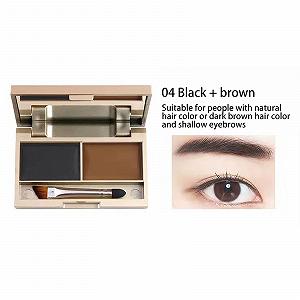 Щеточка для бровей Natural Набор для макияжа бровей с пудрой "Небольшие веснушки" D One Size synthetic.ua - Фото 1