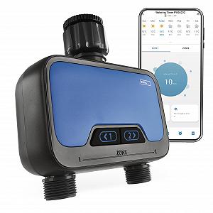 Розумний таймер поливу EMOS 2 виходи Bluetooth ZigBee 1 дюйм та 3/4 дюйма 8 бар 35 л/хв - Фото 1