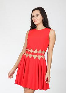 Платье Enna Levoni 42 Красный (ND-14578-Red) synthetic.ua - Фото 1