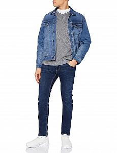 Вязаний джемпер з V-подібним вирізом JACK & JONES для чоловіків - Фото 1