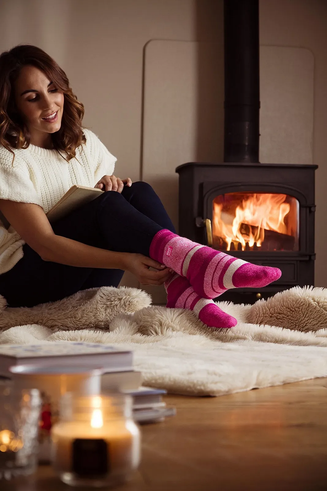 Термоноски женские HEAT HOLDERS Lite Тонкие зимние теплые в 4 цветах 37-42 EUR, фото №4