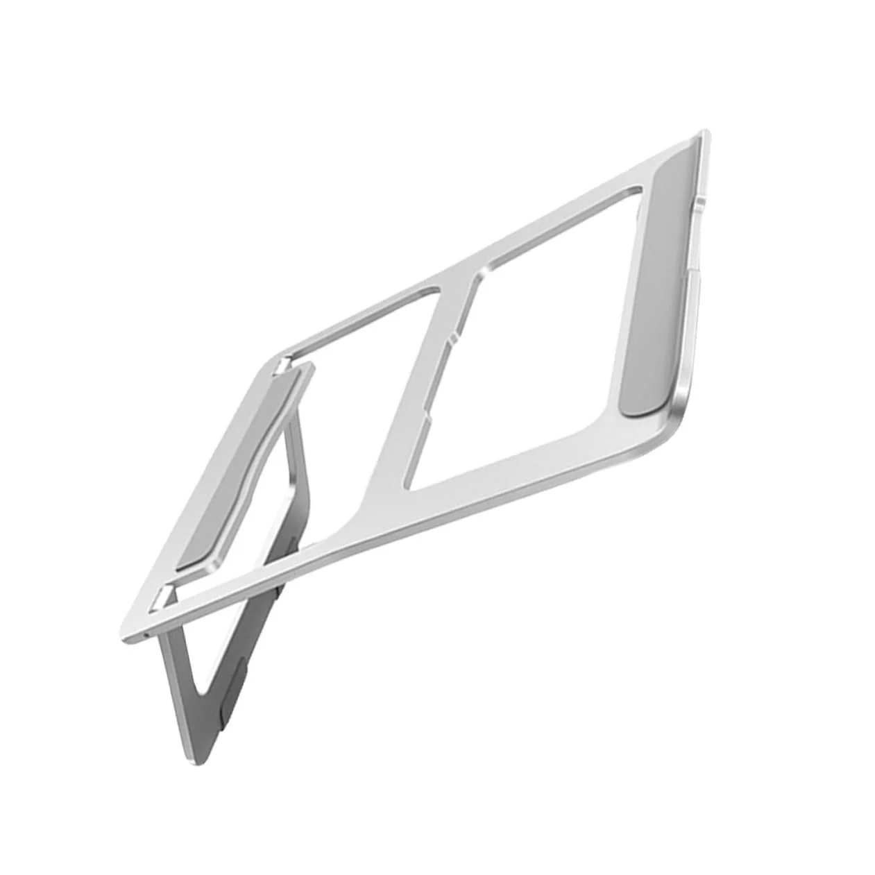 Подставка для ноутбука складная Алюминиевый сплав Эргономичный Наклон Держатель для ноутбука Рассеивание тепла Поддержка для ноутбука для офиса и в дороге, фото №1