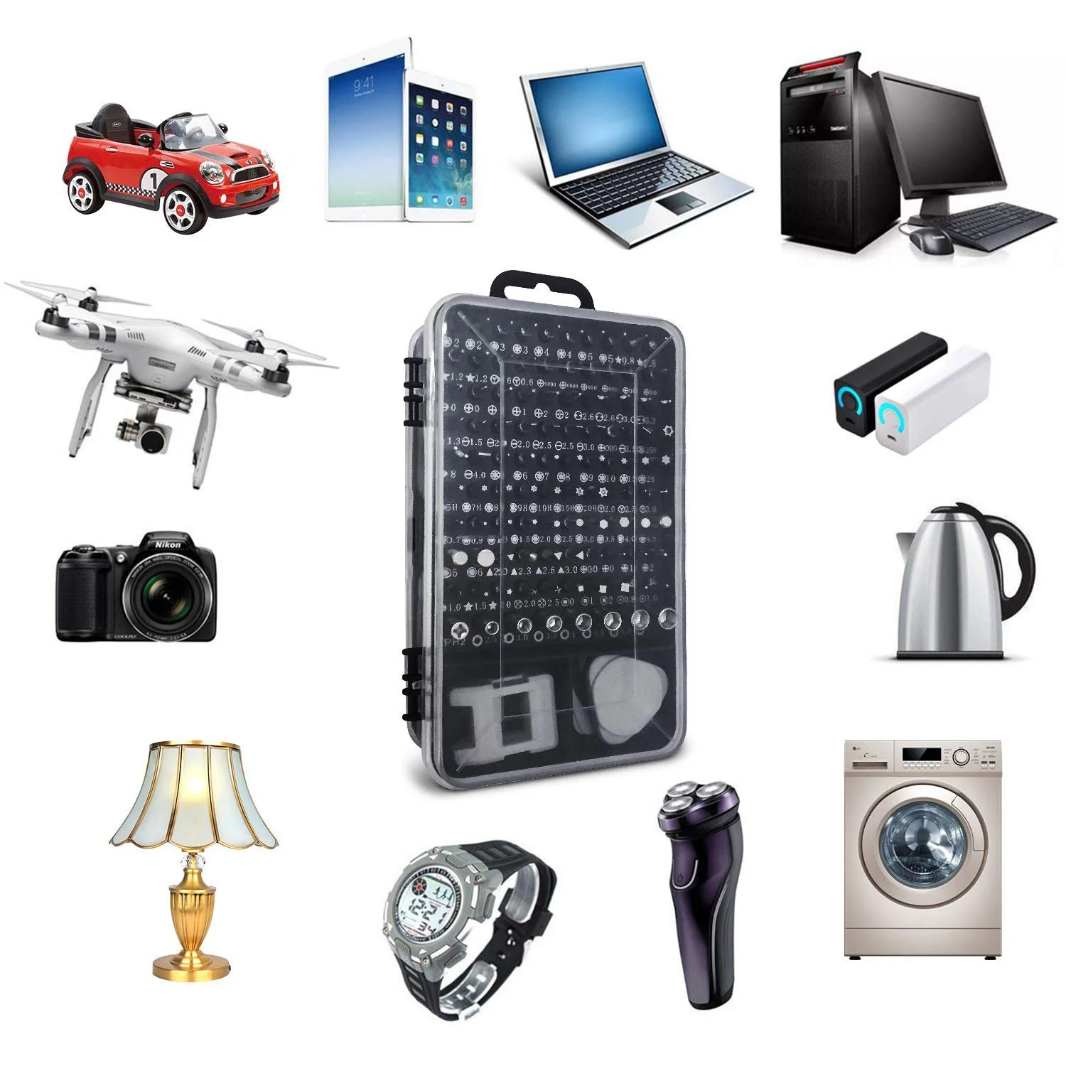 Набір викруток Linhon Precision Mechanics 115в1, фото №7