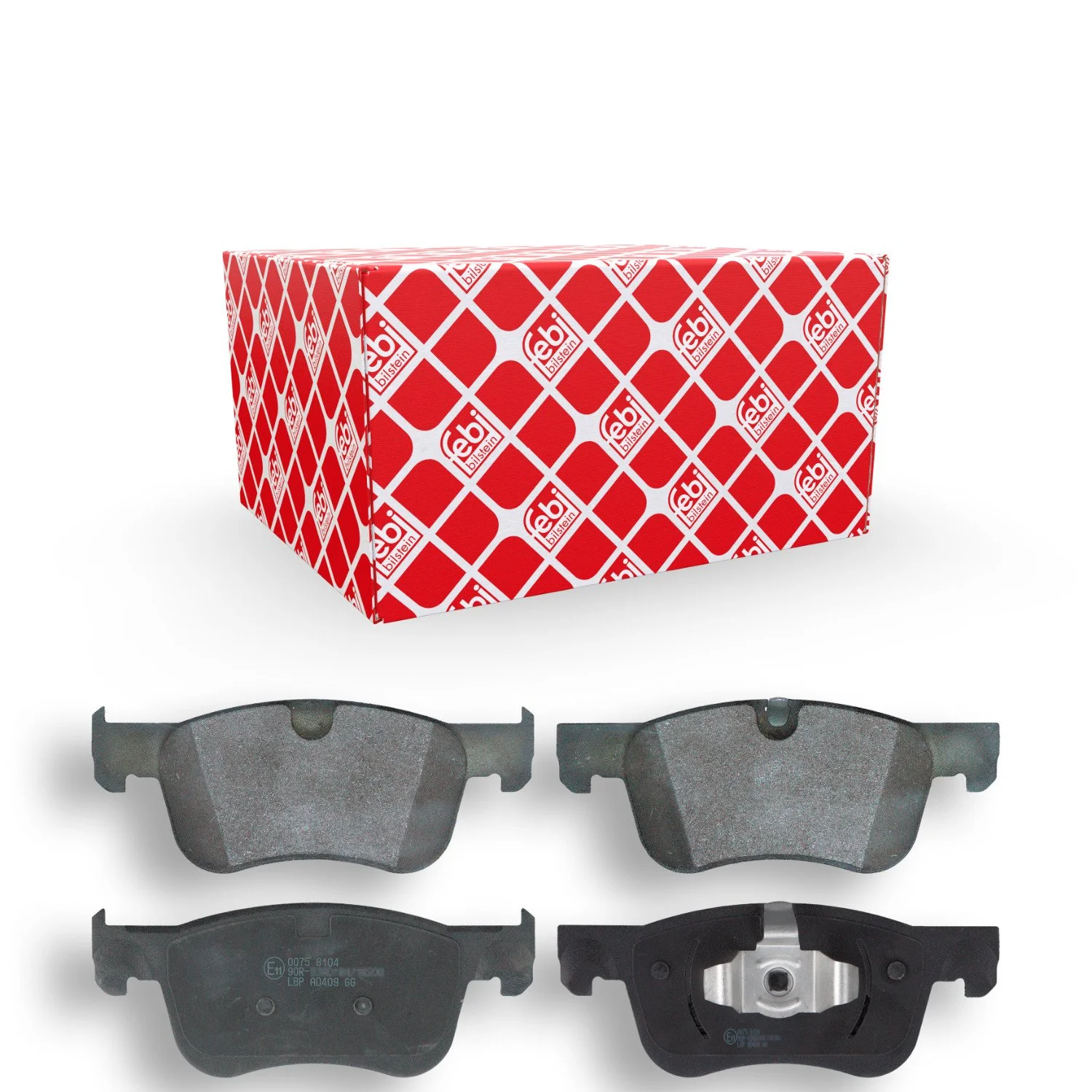 Комплект гальмівних колодок FEBI BILSTEIN 16957 для дискового гальма CITROËN OPEL PEUGEOT, фото №1