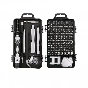 Набор отверток 115 в 1 С магнитными битами Прецизионный Набор инструментов для ремонта ноутбуков ПК часов игровых консолей Мини DIY ручная работа - Фото 1