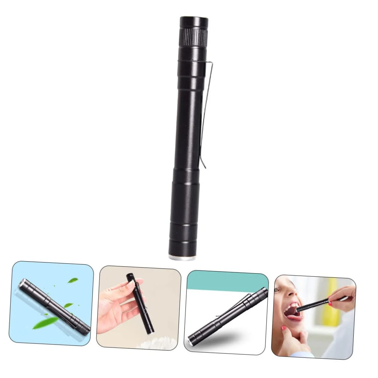 Ліхтарик ручка LED медичний для оглядів та обстежень багаторазовий малий та портативний з кліпсою нековзкий та зносостійкий, фото №9