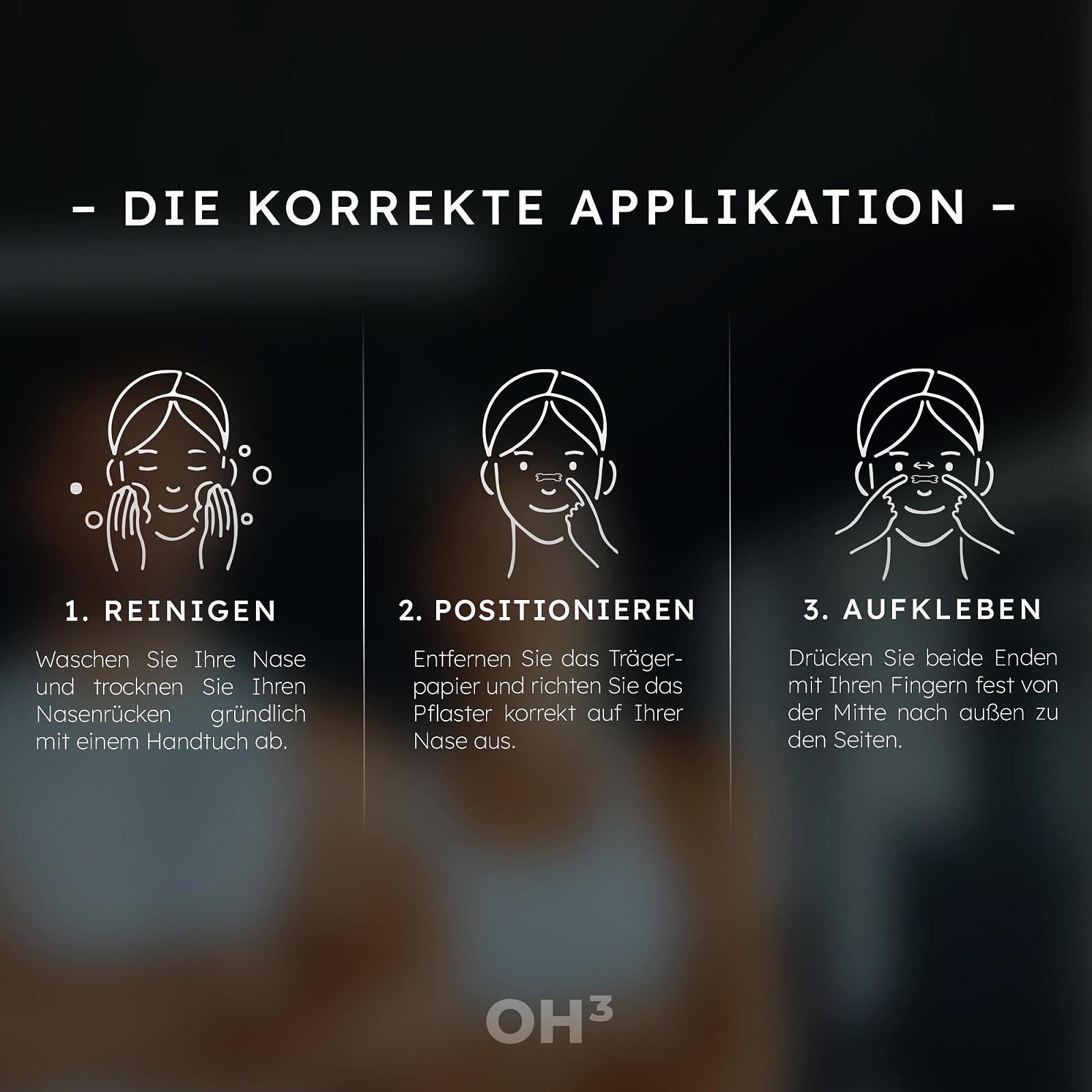 Пластыри для носа OH3 от храпа и заложенности носа полоски против храпа для спорта и сна 30 шт, фото №6