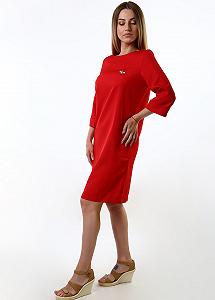 Платье inDresser S Красный (IN-F0254Ю009Ж-Red) synthetic.ua - Фото 1