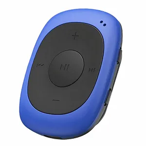 MP3-плеер AGPTEK с клипсой, портативный, 8 ГБ, мини-плеер, спортивный дизайн, синий - Фото 1