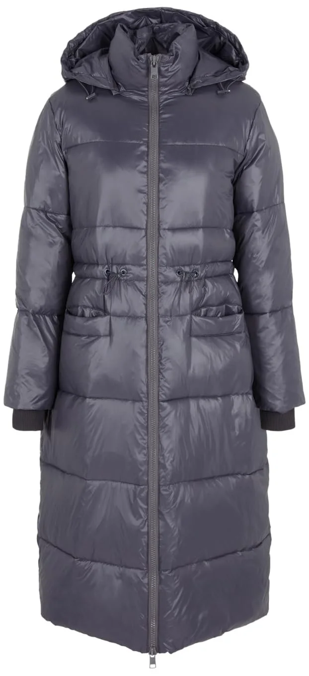 Пальто-пуховик Armani Exchange Shiney Nylon Long для жінок, фото №1 Пальто-пуховик Armani Exchange Shiney Nylon Long для жінок, фото №1
