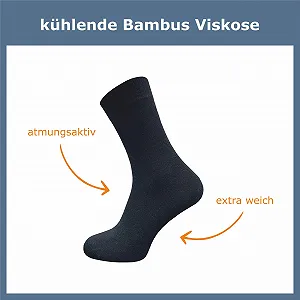 Женские бамбуковые носки GAWILO (10 пар) Мягкие и дышащие чулки из вискозной целлюлозы Охлаждающий эффект и регулирование влаги synthetic.ua - Фото 1