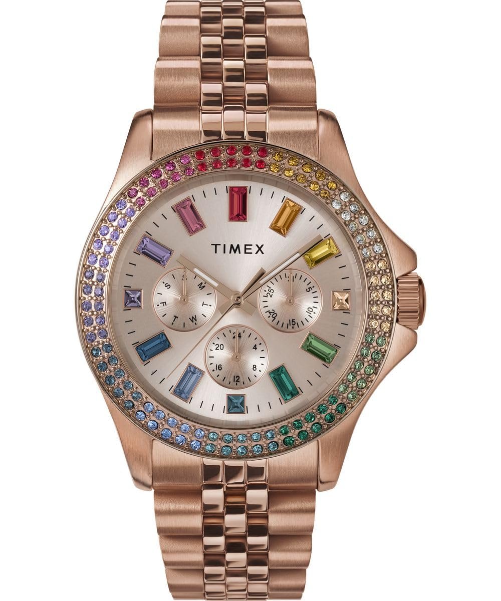 Жіночий годинник Timex Kaia Multi Dial TW2W34200-AMZUK, Ip-ros
é, фото №1