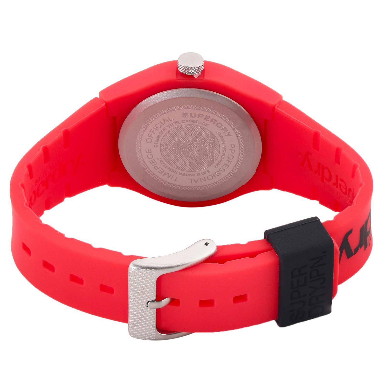 Унисекс часы Superdry SYG164RB Кварцевые Аналоговые с силиконовым ремешком, фото №4