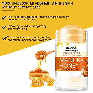 Крем-стик для пяток и локтей Manuka Honey Heel and Elbow Cream Repair Balm для потрескавшейся и сухой кожи synthetic.ua - Фото 1
