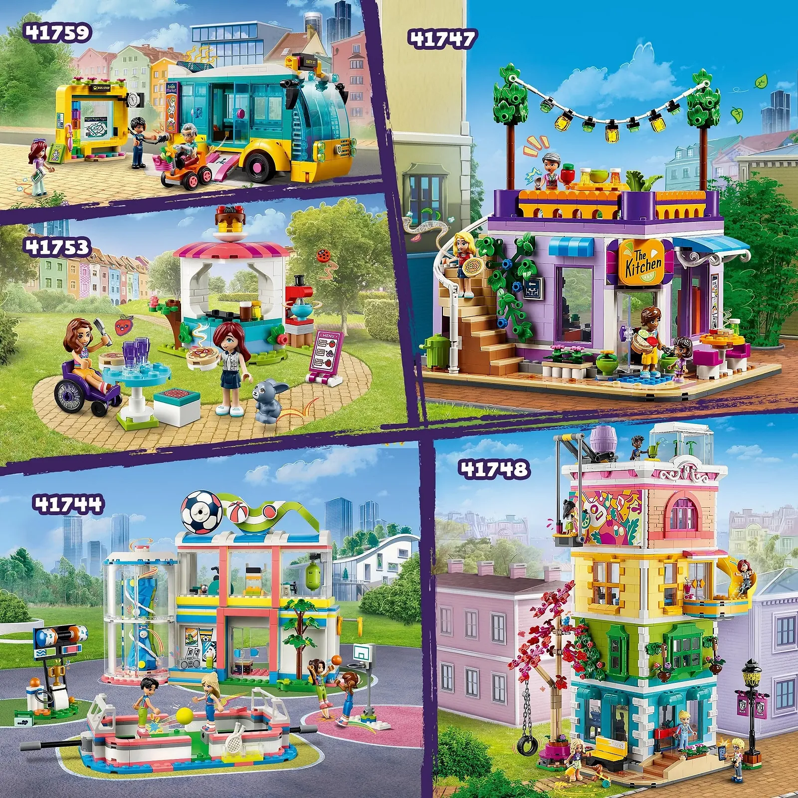 LEGO Friends Общественный центр Heartlake City - Креативная игрушка - 5-этажное здание с 6 мини-фигурками, фигуркой собаки и множеством креативных аксессуаров - Подарок для девочек от 9 лет - 41748, фото №7
