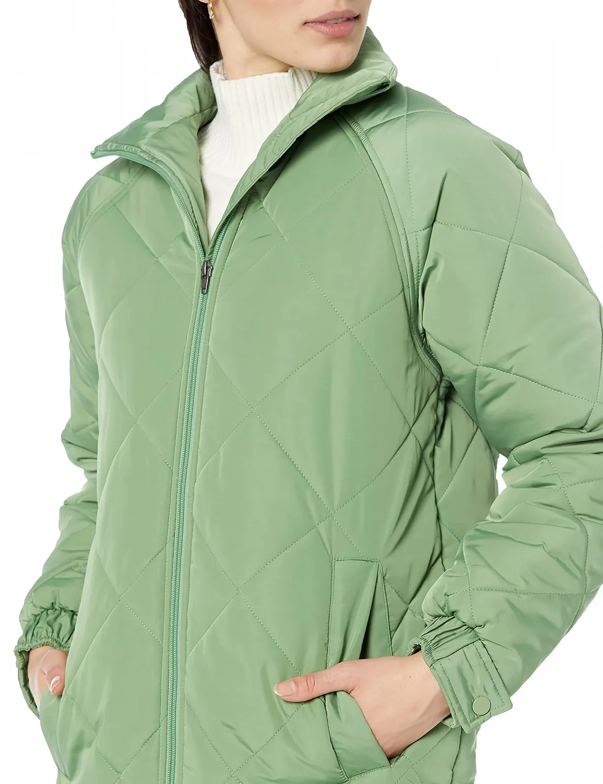 Пуховик Amazon Essentials Средней Длины из Переработанного Полиэстера Свободного Кроя, фото №3