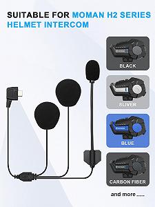 Гарнітура Moman H2 з гучномовцем і мікрофоном Інтерком для мотоциклістів ціна на synthetic.ua - Фото 1 Гарнітура Moman H2 з гучномовцем і мікрофоном Інтерком для мотоциклістів synthetic.ua - Фото 1