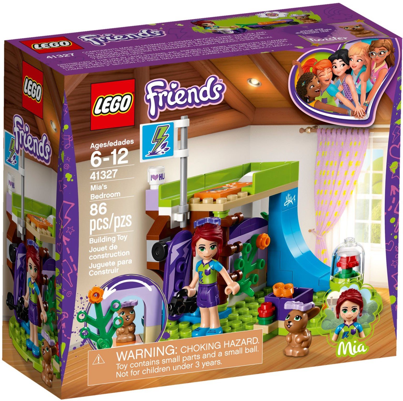 Конструктор LEGO Friends 41327 Комната Мии Одинарный, фото №2