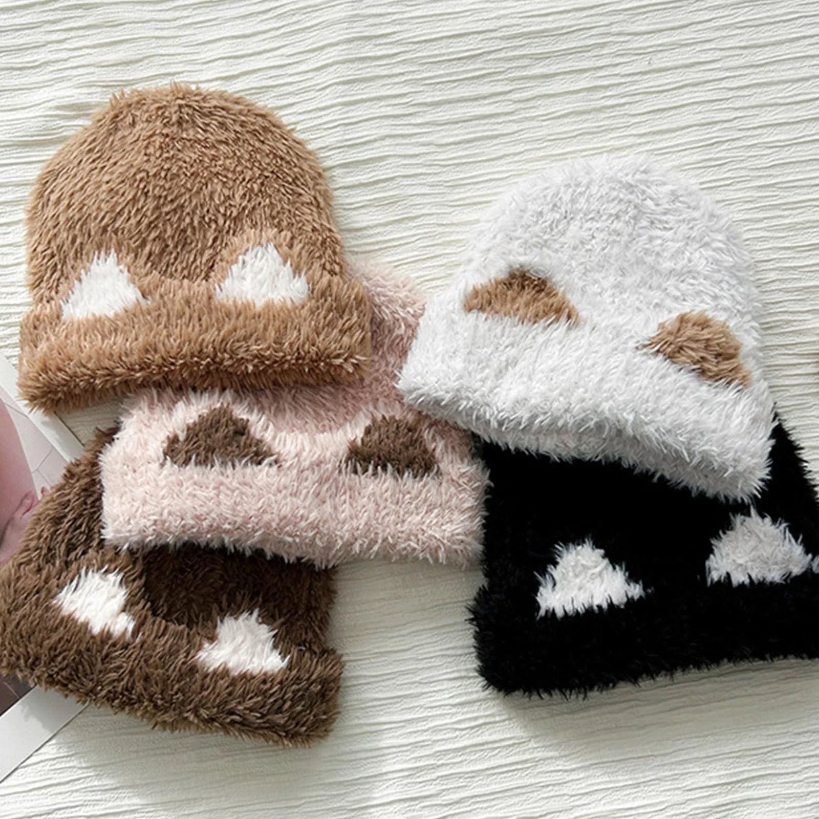 Шапка MHADBKH Без козырька для взрослых, теплая зимняя, фото №8 Шапка MHADBKH Без козырька для взрослых, теплая зимняя, фото №8