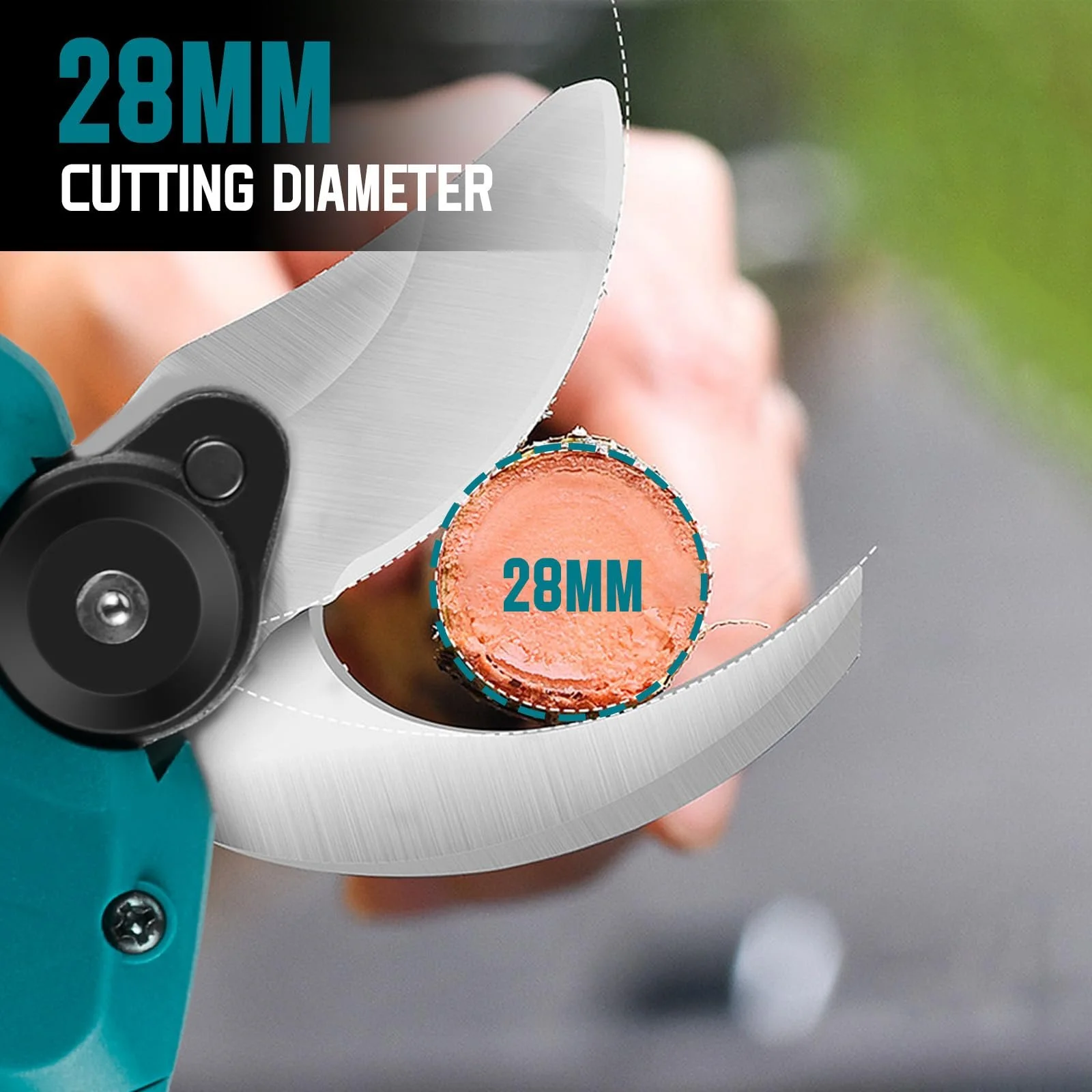 Сучкоріз ONEVAN Акумуляторний 28 мм, фото №4