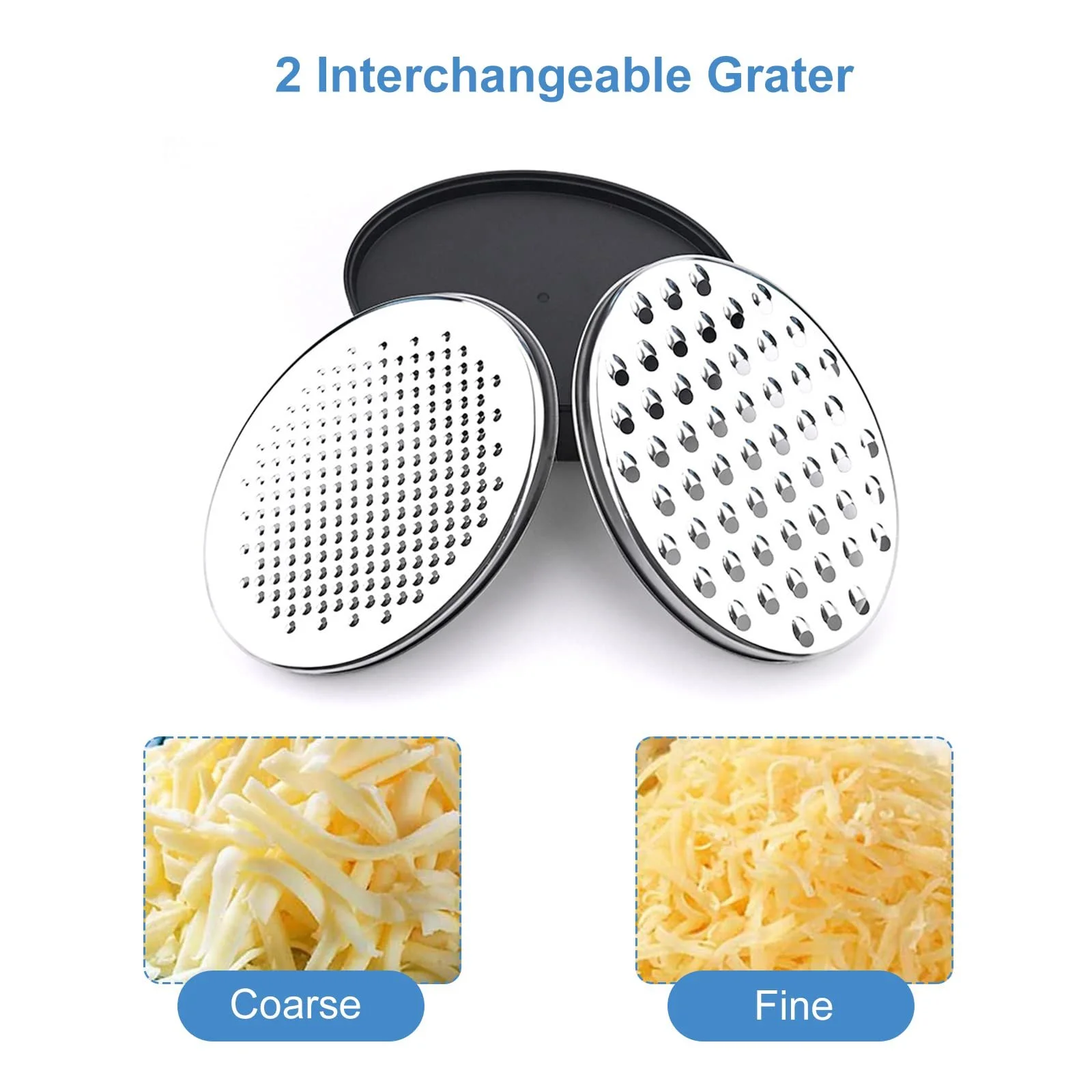 Терка з контейнером, кухонна терка з 2 розмірами для сиру, імбиру, лимона, моркви, овочів, фото №3 Терка з контейнером, кухонна терка з 2 розмірами для сиру, імбиру, лимона, моркви, овочів, фото №3
