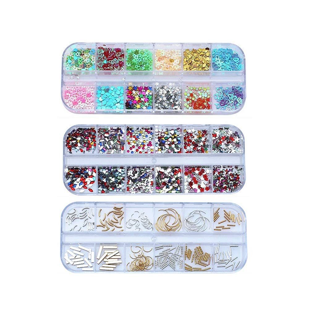 Блестки Стразы 3D Украшения для ногтей Металл, фото №1